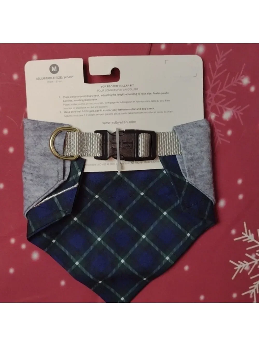 ELLEN DeGeneres bandana collar size medium